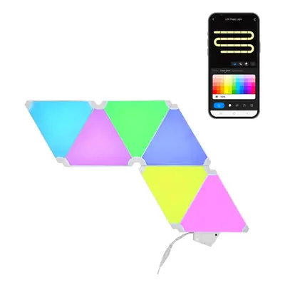 Smart RGBIC Triangle Light LED Kit Colour Changing with Alexa & Google