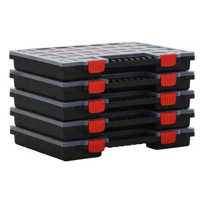 (21 boxes) vidaXL 5/10x Assortment Boxes Polypropylene Tool Organiser Box Multi Models