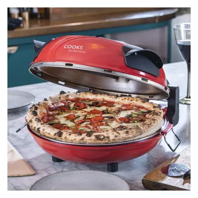 Home Electric Pizza Stone Oven Maker 30cm By Cooks Professional