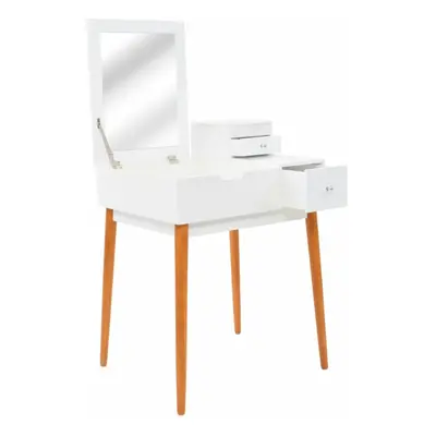 vidaXL Dressing Table with Mirror MDF 60x50x86cm Makeup Vanity Desk Furniture