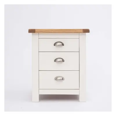 Bedside Cabinet Drawer Off White Bedroom Furniture Wood Organiser Nightstand