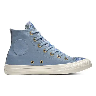 (UK 3-EU 35-US 5) Converse CTAS HI 561662C Washed Denim/Purple Women's UK