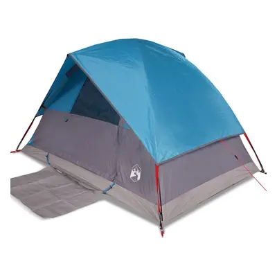 (Blue, x x cm) vidaXL Camping Tent Dome 2-Person Lightweight Tent Dome Tent Blue Waterproof