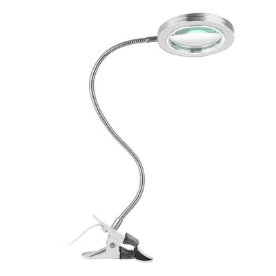 (Infinite Dimming Lamp) Magnifying LED Lamp USB Charging Table Light Clip-on Lamp Beauty Tattoo 