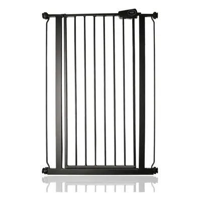 (Matt Black, 75cm - 82.6cm) Safetots Extra Tall Pressure Fit Gate