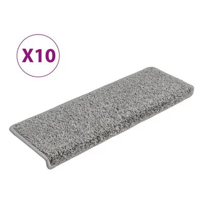 (grey, 10) vidaXL Carpet Stair Treads Decorative Stair Step Protector Rug Stair Mats