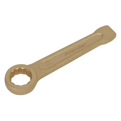 22mm Ring End Slogging Spanner - Non-Sparking - Short Profile Striking End