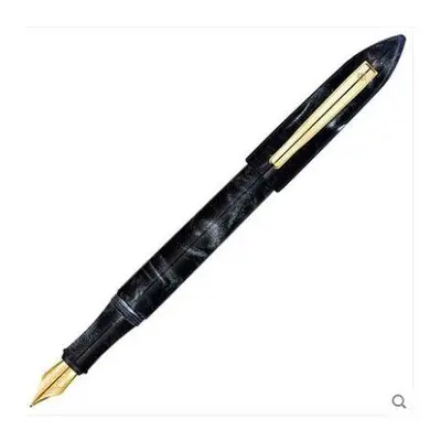 (Black Pen) 14x1.2cm Screw Cap EF-shape Iridium Nib LIY Fountain Pen With Box Student Office Ink