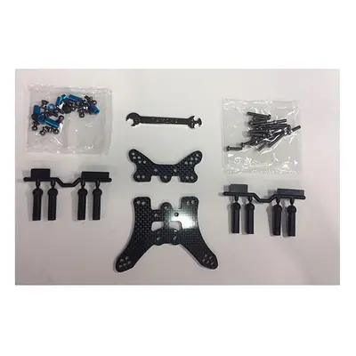 TAMIYA TT-02B Carbon Damper Stays (Front & Rear) (Neo Scorcher/TT02B)