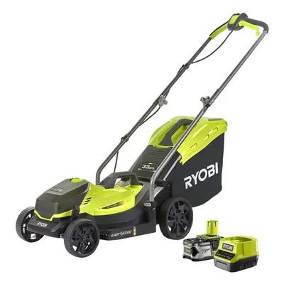 Ryobi RLM18X33B40 18V ONE+ Cordless 33cm Lawnmower Starter Kit (1 x 4.0Ah)