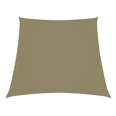 Sunshade Sail Oxford Fabric Trapezium 3/4x3 m Beige