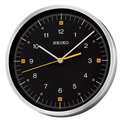 Seiko QXA566J Wall Clock, Black Dial