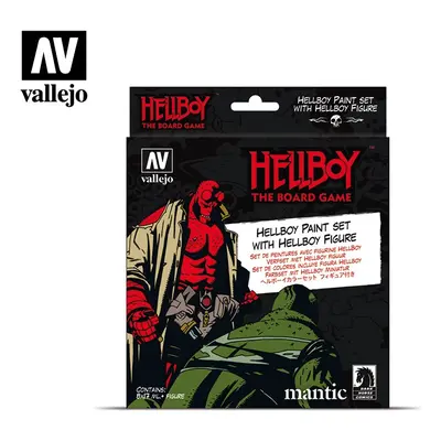 VAL70187 - AV Vallejo Model Color Set - Hellboy (8 paints & figure)