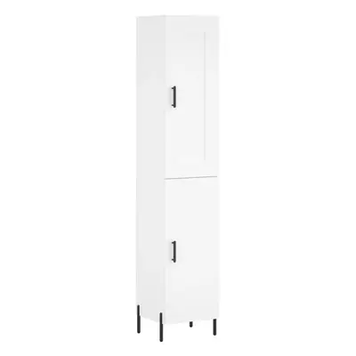 (white, door) vidaXL Highboard Sideboard Tall Storage Cabinet Side Cabinet Engineered Wood