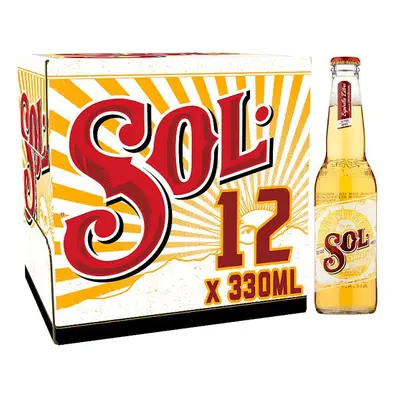 Sol Original Lager Beer 330ml Bottles