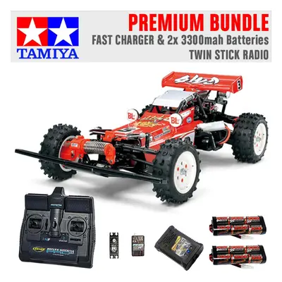 TAMIYA RC Hot Shot 1:10 Premium Stick Radio Bundle