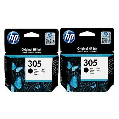 305 Original Black Multipack Including: HP DeskJet 2720 2722 2724 HP DeskJet Plus 4120 4130 HP E