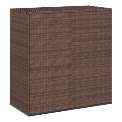 (brown, x x 103.5 cm) vidaXL Garden Cushion Box PE Rattan Patio Storage Box Multi Colours/Sizes