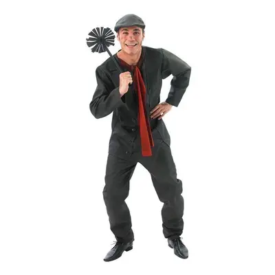 (Standard) Mens Bert Chimney Sweep Fancy Dress Costume Adults Mary Poppins Outfit