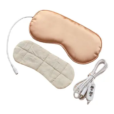 (#7) Electrical USB Sleep Mask Temperature Control Heat Steam Eye Patch Night Sleeping