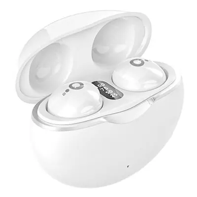 (White) True Wireless Bluetooth Earphone Mini Invisible Headphones HIFI Stereo Noise Reduction S