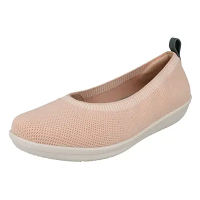 (UK 4, Light Pink (Pink)) Ladies Clarks Casual Slip On Shoes Ayla Paige - D Fit