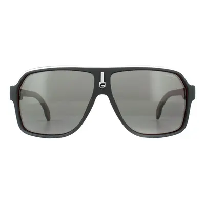 Carrera Sunglasses 1001/S BLX M9 Black Silver Red Grey Polarized