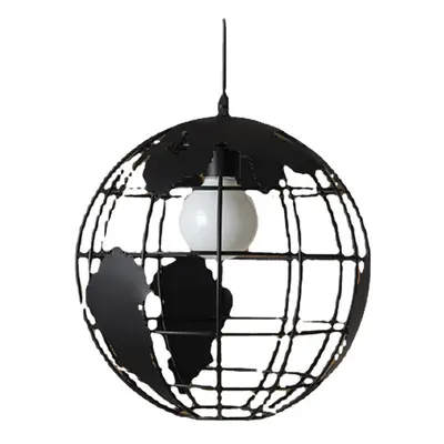 (Black) Globe Chandelier Modern Creative For Restaurant Bar Table Cafe Tea Shop Light