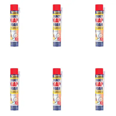 Everbuild Exact Gap Foam 500ml EVEXACT5 (Pack of 6)