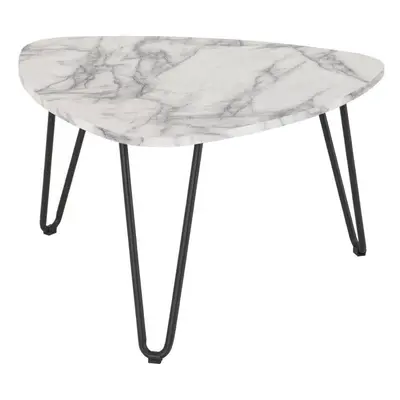 Trieste Coffee Table White Marble Effect This range comes flat-packed for easy home assembly