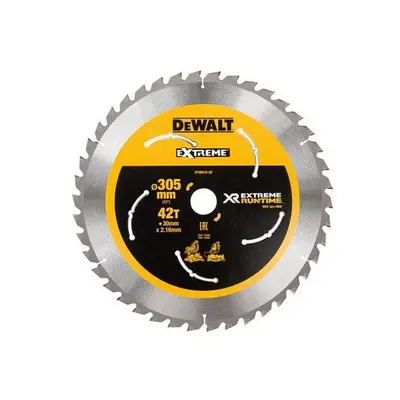 DEWALT DEWDT99574QZ FlexVolt XR Mitre Saw Blade x 30mm x 42T