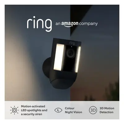 Ring Spotlight Cam Pro Battery by Amazon - Black