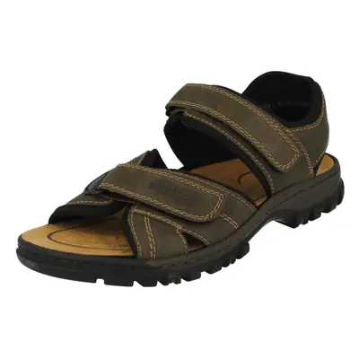 (UK 8, Brown) Mens Rieker Casual Sandals