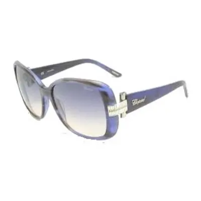 Chopard Sunglasses SCH133S 0WTG, Blue with silver diamond arm link