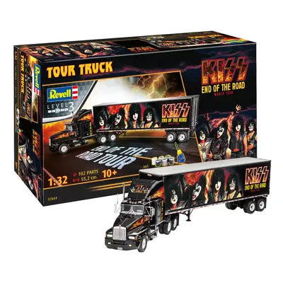 1:32 Kenworth Gift Set ' KISS ' Tour Truck Model Kit