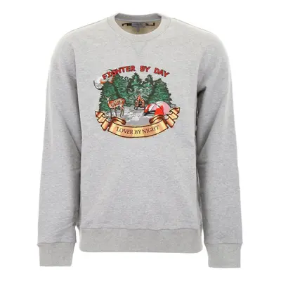 (M) Lanvin Fighter By Day Lover By Night Forest Grey Sweater