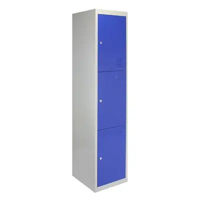 Metal Lockers Doors Steel Staff Lockable Gym Storage Changing Room School Blue