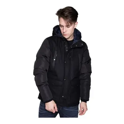 (XL) DIESEL W-UNRESTY Mens Jacket Quilted Hooded Winter Outwear Coat