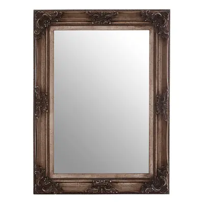 Premier Housewares Rectangular Wall Mirror/ Classic Mirrors For Bathroom / Bedroom / Garden Wall