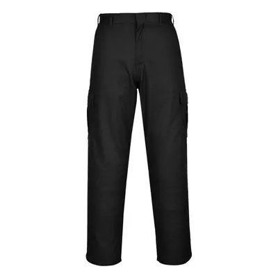 (38T, Black) Portwest Mens Combat Work Trousers (Pack of 2)