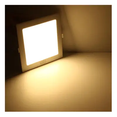 (Warm White) 18W Square Dimmable Ultra Thin Ceiling Energy-Saving LED Panel Light