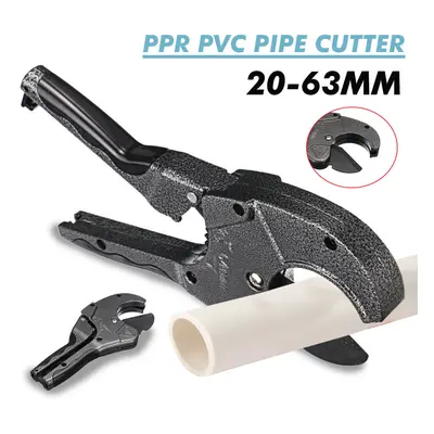 Aluminum Alloy Portable PVC PPR Pipe Cutter Hose Ratchet Action Up To 63mm Tube