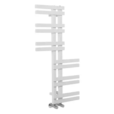 WarmeHaus 1000x550mm Designer Bathroom Heated Towel Rail Radiator Ladder Style White