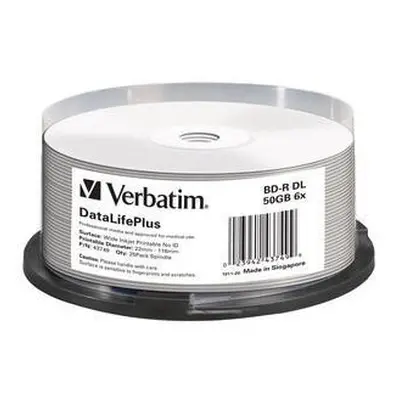 Verbatim DataLifePlus BD-R 50GB 25pc(s)