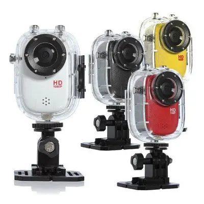 (White) Waterproof Full HD 1080P Helmet Action Camera Diving DVR