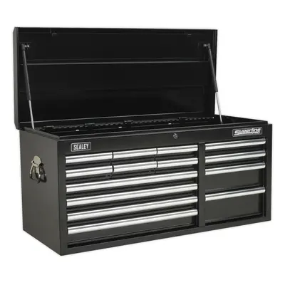 1025 x x 490mm BLACK Drawer Topchest Tool Chest Lockable Storage Cabinet