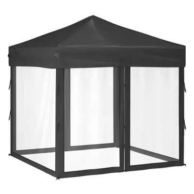 (anthracite, x x cm) vidaXL Folding Party Tent with Sidewalls Pavilion Marquee Multi Colours/Siz