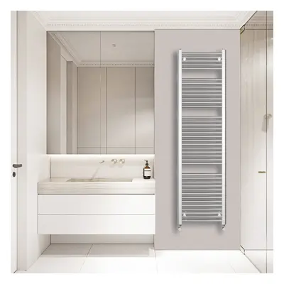 (1800x500mm) Warmehaus Straight Heated Towel Rail Central Heating for Bathroom Kitchen Radiator 