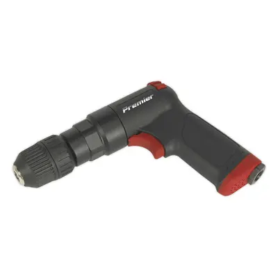 Reversible Air Pistol Drill with 10mm Keyless Chuck - 1/4" BSP Inlet - RPM