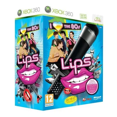 Lips: I Love the 80's - Game and Wireless Microphone (Xbox 360)